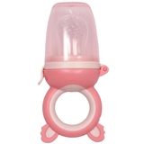 Ніблер силіконовий Twins з вушками, рожевий (NV-03-02) - Pampik