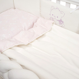 Постільний комплект Twins Be Happy з пледом, 8 елементів, рожевий (4078-TBH-08) - Pampik - 7