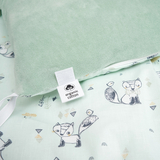 Постільний комплект Twins Be Happy з пледом, 8 елементів, м'ятний (4078-TBH-14) - Pampik - 9