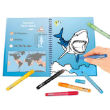 Книга-розмальовка Depesche Акула, з фломастерами (47300/33926) - Pampik - 2