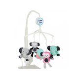 Мобіль Baby Mix Слоник та мавпочка TK-494M, плюшевий, механічний (41891) - Pampik