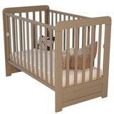 Кровать Дубок Lux с ящиком, капучино (9803-DL-202M) - Pampik