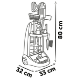 Ігровий набір Smoby Візок для прибирання з ручним пилососом Rowenta, 10 аксесуарів (7600330326) - Pampik - 4