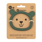Силіконовий прорізувач Petite&Mars Teddy Misty Green, зелений (722817) - Pampik