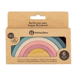 Cиліконовая пірамідка Petite&Mars Rainbow Misty Green (599817) - Pampik