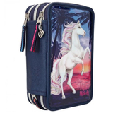 Пенал с наполнением Depesche Лошадь, синий (410583/32860) - Pampik - 2