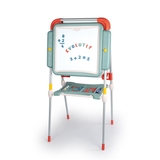 Двосторонній мольберт Smoby Літери та цифри, 67х61х130 см, з аксесуарами, м'ятний (410207) - Pampik - 2