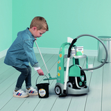 Ігровий набір Smoby Візок для прибирання з пилососом, зі звуком, 9 аксесуарів (330316) - Pampik - 6