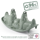 Качели двойные Smoby Life Собачки, 115x50x51 см, серый (7600830211) - Pampik - 4