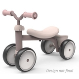 Біговел Smoby Rookie, металевий, чотириколісний, пудровий (721405) - Pampik - 2