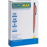 Олівець механічний Buromax тригранний, 0.5 мм, рожевий (BM.8693-10) - Pampik - 3