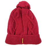 Шапка вязаная Steiff, шерсть/вискоза, 9-12 мес, бордовый (6523100/14408) - Pampik - 2