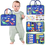 Детская развивающая тактильная сумочка-бизиборд Urmywo, голубой (UMMZBAL) - Pampik - 6