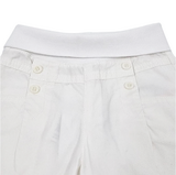 Брюки котоновые Steiff, хлопок, 6-9 мес., белый (6512964/12800) - Pampik - 4