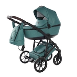 Універсальна коляска 2 в 1 Junama Space Waffle 03, зелений (J-SpW-03) - Pampik