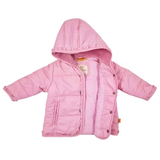 Куртка утеплена Steiff з капюшоном, котон, 3-6 міс, рожевий (6442209/11909) - Pampik - 2