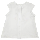 Футболка для девочки Steiff, коттон, 2 мес, белый (6312111/7441) - Pampik - 2