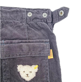 Брюки вельветовые Steiff, котон, 6-9 мес., темно-серый (6443614/11247) - Pampik - 4