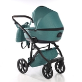 Універсальна коляска 2 в 1 Junama Space Waffle 03, зелений (J-SpW-03) - Pampik - 6