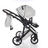 Універсальна коляска 2 в 1 Junama Space Waffle 01, сірий (J-SpW-01) - Pampik - 12