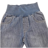 Джинси Steiff, котон/джинс, 6-9 міс., синій (6512724/13228) - Pampik - 3