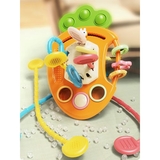 Дитяча розвиваюча тактильна іграшка Urmywo Морквинка (FXB-2) - Pampik - 4