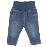 Джинси Steiff, котон/джинс, 6-9 міс., синій (6512724/13228) - Pampik