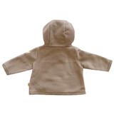 Кофточка флисовая Steiff, 3 мес, бежевый (6442109/11113) - Pampik - 2