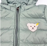 Куртка пуховая Steiff стеганная с капюшоном, 3 мес, оливковый (6513509/13245) - Pampik - 4