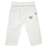 Брюки котоновые Steiff, хлопок, 6-9 мес., белый (6512964/12800) - Pampik - 3