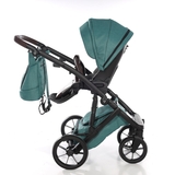 Універсальна коляска 2 в 1 Junama Space Waffle 03, зелений (J-SpW-03) - Pampik - 8