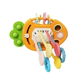 Дитяча розвиваюча тактильна іграшка Urmywo Морквинка (FXB-2) - Pampik