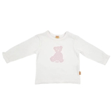 Кофточка лонгслив Steiff, хлопок, 3 мес., белый (6312201/7411) - Pampik