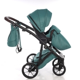 Універсальна коляска 2 в 1 Junama Space Waffle 03, зелений (J-SpW-03) - Pampik - 13