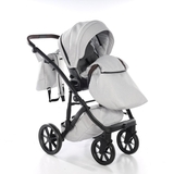 Універсальна коляска 2 в 1 Junama Space Waffle 01, сірий (J-SpW-01) - Pampik - 13
