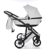 Універсальна коляска 2 в 1 Junama Space Waffle 01, сірий (J-SpW-01) - Pampik - 4