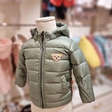 Куртка пуховая Steiff стеганная с капюшоном, 3 мес, оливковый (6513509/13245) - Pampik - 7