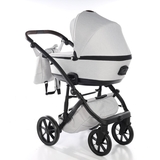 Універсальна коляска 2 в 1 Junama Space Waffle 01, сірий (J-SpW-01) - Pampik - 3