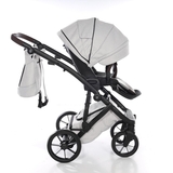 Універсальна коляска 2 в 1 Junama Space Waffle 01, сірий (J-SpW-01) - Pampik - 11