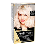 Стійка фарба для волосся L'Oreal Paris Preference 10.21 Stockholm Very Very Light Pearl Blonde 174 мл - Pampik - 2