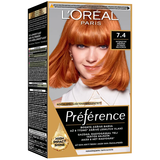 Стійка фарба для волосся L'Oreal Paris Preference 7.4 Kupferblond 174 мл - Pampik