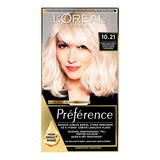 Стійка фарба для волосся L'Oreal Paris Preference 10.21 Stockholm Very Very Light Pearl Blonde 174 мл - Pampik - 3