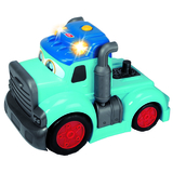 Вантажівка Dickie Toys АВС Тедді, з причепом та машинкою, звук, світло, 60 см (4119002) - Pampik - 4