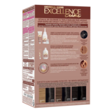 Стійка крем-фарба для волосся L'Oreal Paris Excellence Crème Universal Nudes 1U Універсальний чорний, 192 мл - Pampik - 2