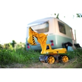 Екскаватор Big для катання малюка, жовтий (55811) - Pampik - 3