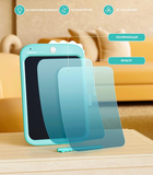 Дитячий LCD планшет для малювання Urmywo Динозаврик 10” Multicolor, блакитний (UК1006blue) - Pampik - 9