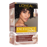 Стійка крем-фарба для волосся L'Oreal Paris Excellence Crème Universal Nudes 1U Універсальний чорний, 192 мл - Pampik