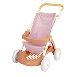 Прогулянка коляска для ляльки Smoby Baby Nurse Теракотова пудра, з корзиною (7600254024) - Pampik