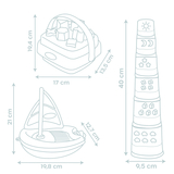 Ігровий набір для ванни Smoby Little Розваги (140104) - Pampik - 6