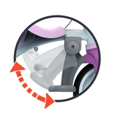 Трехколесный велосипед 3 в 1 Smoby Toys Би Муви Комфорт, розовый (740415) - Pampik - 8